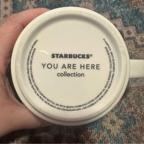 STARBUCKS Coffee Cup Mug NASHVILLE 2015 You Are Here Collectors Series 14 Oz - Picture 4 of 6